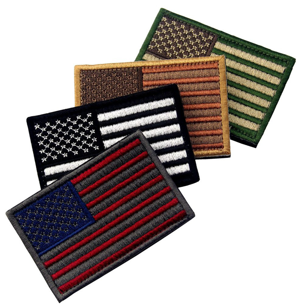 Kids American Flag Patch Forward - Full Color