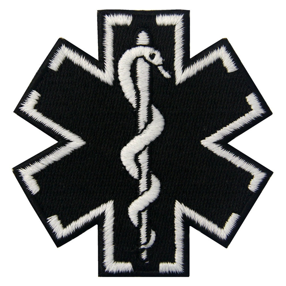 Iron On EMT Shield Patch  Embroidered Patches by Ivamis Patches